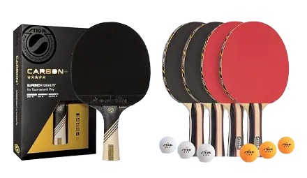 Used table tennis equipment